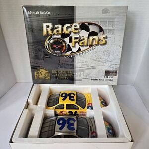 Ken Schrader 2000 M&M's Chrome Brushed Metal 2 Car Set 1/24 Scale Nascar Diecast